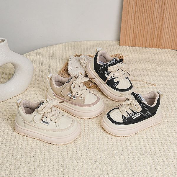 

Toddler Boys Girls Fashion Sneakers Casual Kids Shoes Comfortable Soft Bottom Non-Slip Baby First Walkers Breathable Lightweight Children's Sneakers for Daily Use, Khaki