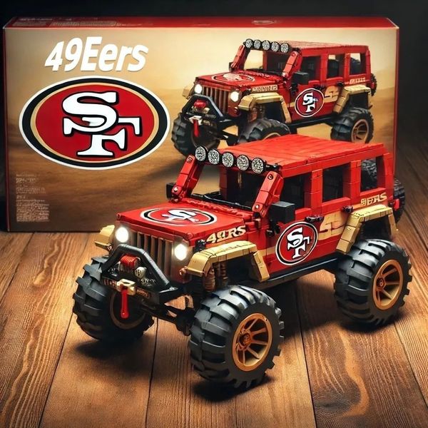 

Off-Road Jeep Building Blocks Simulated Off-Road Vehicle Model Toy