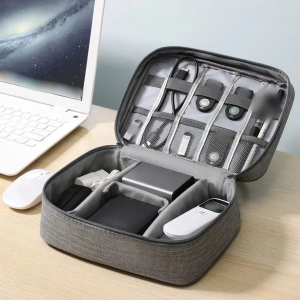 1PC Travel Cable storage bag Portable Digital electronic USB data cable charger plug storagebag 260325