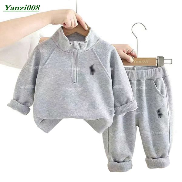 

Spring Autumn Kids Designer Clothes Boys Sets Designer Clothes Girls Brand Kids Clothes Set Toddlers Tracksuits Girls Polo Cotton 2Pcs/Set Baby Boys Clothing Suit, Purple