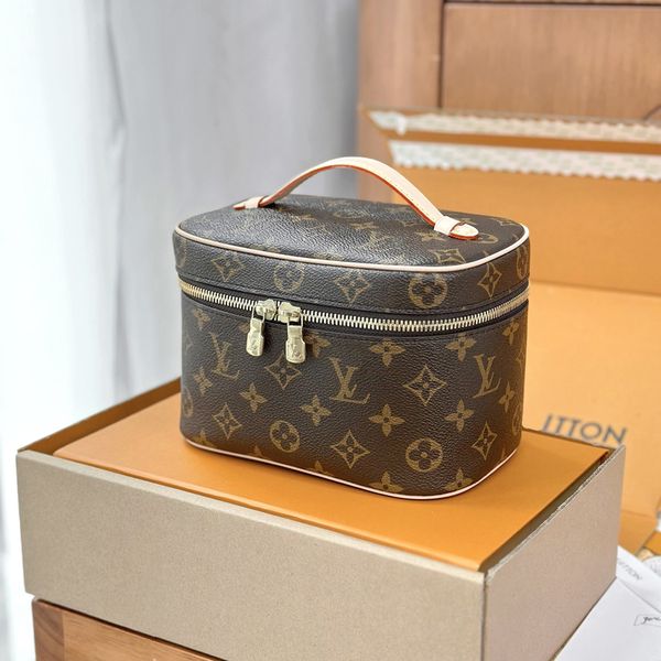 

bag M42265 handbag mini bag Designer handbag retro luxury retro makeup bag classic designer handbag shoulder bag womens Designer Bag Mobile bag, Light brown