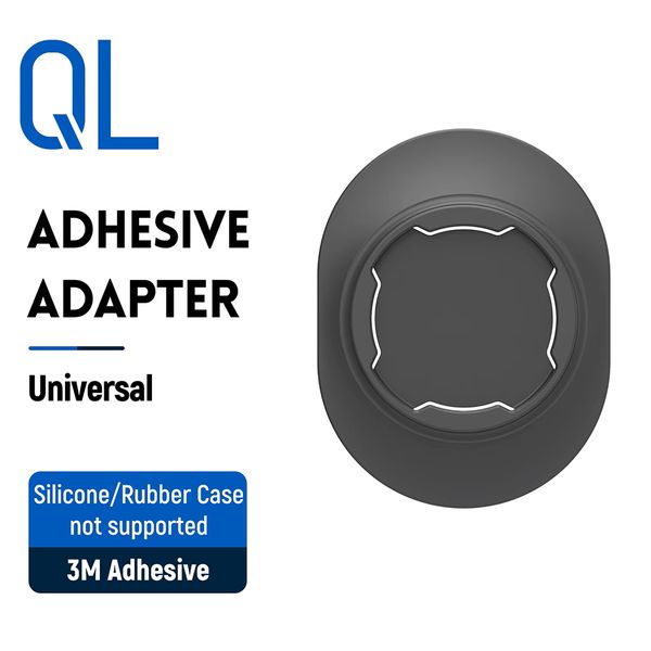 

Quad-style Handlebar Phone Holder Adapter Sticker Lock-in Design Mount Patch For Bicycle Motorcycle MTB Scooter Car Phone Mount Accessories