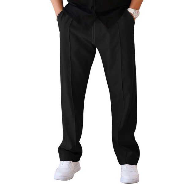2026 New Men's Spring/summer Loose Straight-leg Sports Essential Pants Casual Pants American Oversize Long Pants