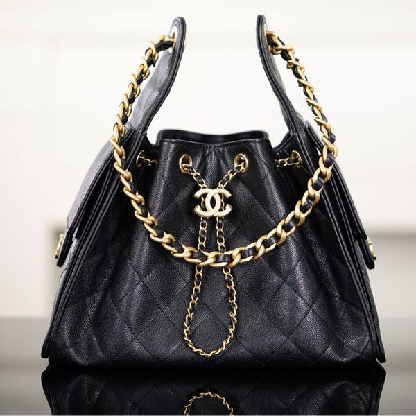 

2026 New caviar Luxury bag Designer Bags Fam New Black gold chain leather Woman Shoulder bag Totes Women Wallet Handbags Lady Letter Messenger Female Evening Bags, #-52