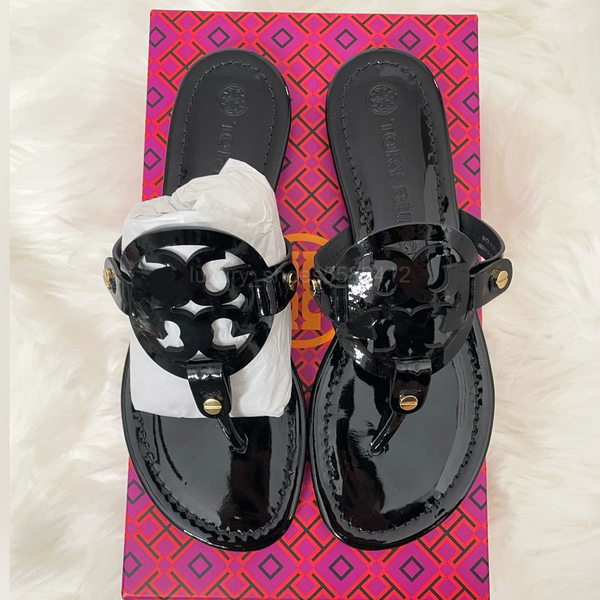 

Designer Sandals Mens Slippers Summer Slides Flip Flops Luxury Flat Thick Bottom Embroidered Printed Metal Velcro sliders Women Dress Shoesryburchysandals 999, Color 10