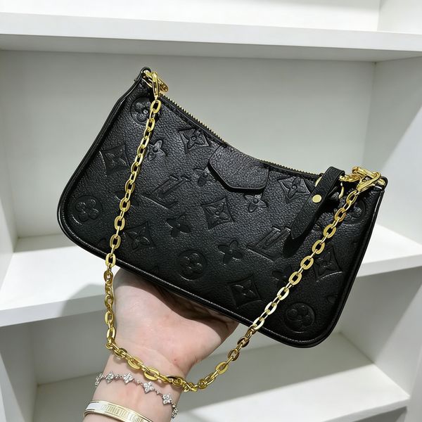 

2026 indentation bag Fashion shoulder bag luxurys designer bag women female shoulder handbags leather grace tote bags crossBody Black capacity shopping ladies, L-1