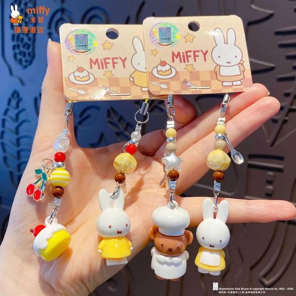 Goods Kawaii Rabbit Keychain Cute Luxury Boris Bear Doll Diy Keychain Cartoon Mobile Phone Chain Gift Designer W260609