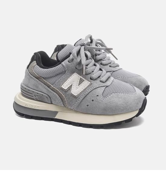 

Kids Casual Retro Sneakers Suede Mesh Non-Slip Soft Sole Walking Shoes for Daily Wear School lightweight wear-resistant Free shipping, Gray