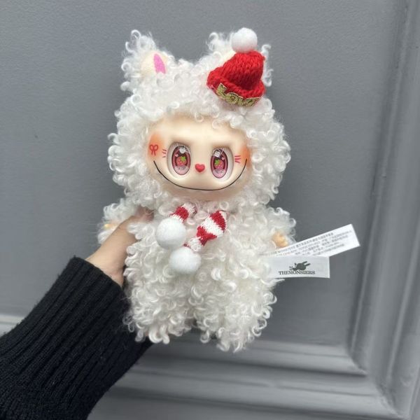 

Bags Charm LLabubu Hippers Keyrings Blind Box Ladudu Figure Toy Dolls Decoration Fans Children Christmas Birthday Gift, #6