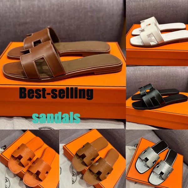 

Designer style women's sandals women's fashionable floral slippers leather rubber flat sandals summer beach shoes letter slippers, Dark grey