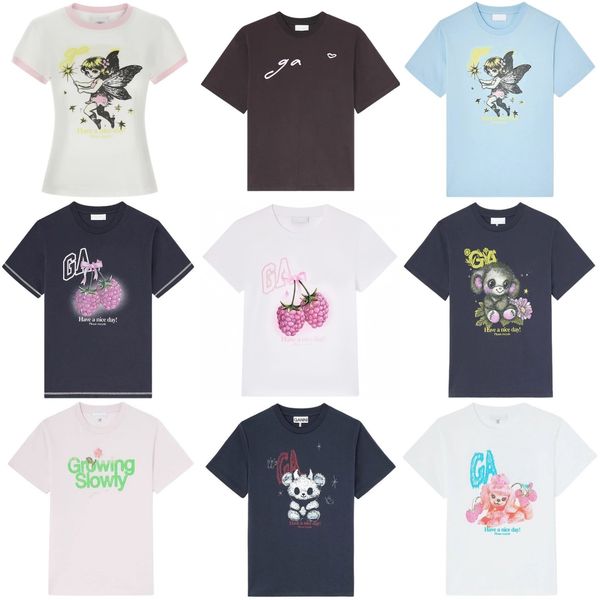 

26ss high quality cotton tees designer printed short sleeved t-shirts comfy women summer casual tops comfrt, As shown in figure 38