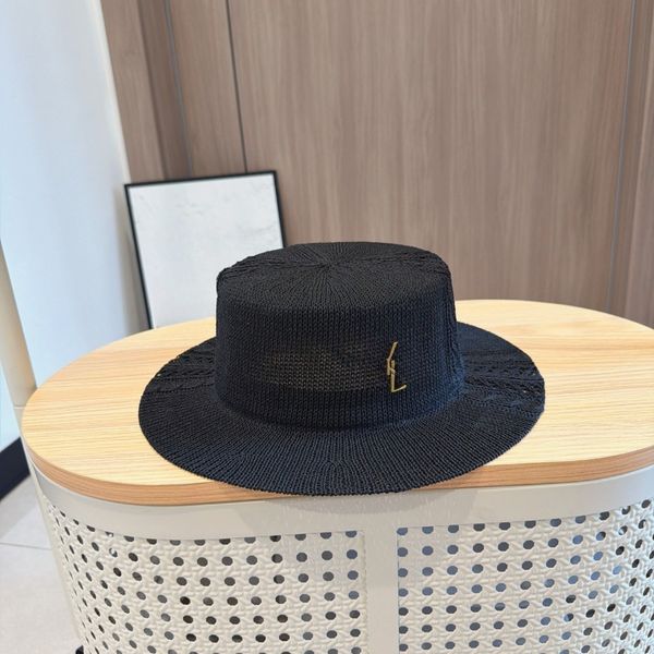 

Bucket Hat Designer Women Straw Hat Woven Grass Wide Brim Fisherman Hat Women Summer Breathable Sunscreen Large Brim Beach Vacation, Beige