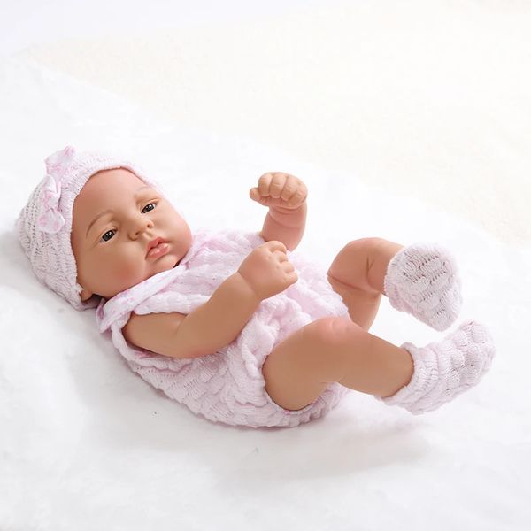 reborn baby doll 1575inch 40cm Baby Toys Lifelike silicone Reborn Dolls Full Body Vinyl Girl Bebe Doll Toy Birthday Gift 260327 realistic newborn