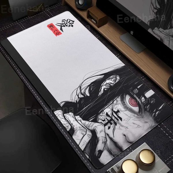 Art Makima Comic Black White Mouse Pad Dark Girl Gamer Computer Accessories Chinese Character Love Keyboard Laptop Desk Mats S26327