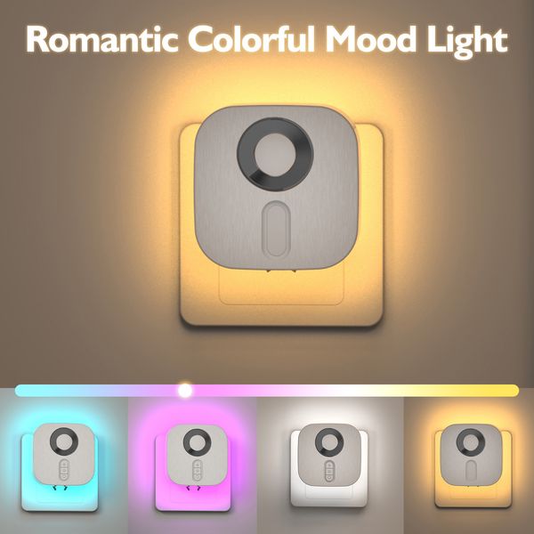 

Motion Sensor LED Night Light with RGB Backlight for Cabinet