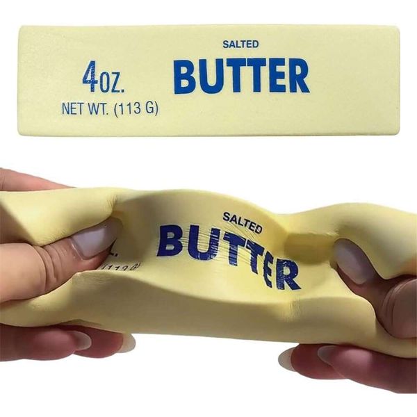 

Slow Rebound Cute 2026 New Ball Realistic Butter Stick Soft Squeeze Balls, Upgrade Balls for Stress Relief Anxiety Sensory Gifts 1pcs 6ee, Black