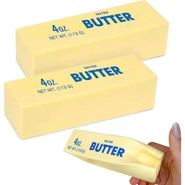 

Realistic Rebound Cute Squishy Toy-2026 New Slow Rising Butter Squeeze Stress Balls Anxiety Relief, Soft Sensory Fidget Toy for Kids & Adults, Fun Office Desk daf, Black