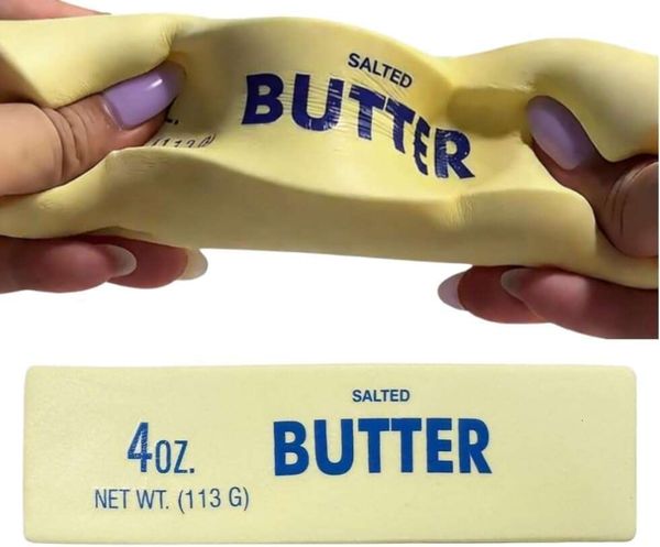 

Cute Balls, Upgraded Ball Realistic Butter Stick Soft Squeeze Toys, Upgrade Wet Slow Rebound Toy Stress Relief Fidget Toys 1 Pcs e9a, Pink