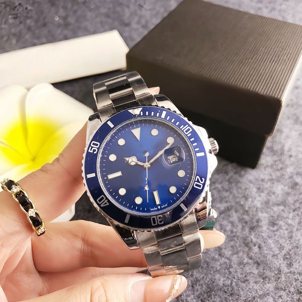 

AAAAASuper Clone Luxury New Business Men's Watch Fashion Ceramic Calendar Folding Buckle Automatic Movement Watch Waterproof, Box