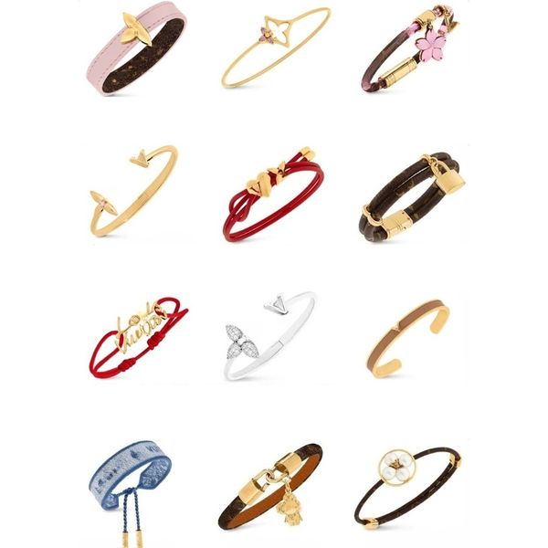 

Luxury Unisex Leather Bracelet New Classic Retro Design Bracelet Fashion Jewelry 18k Gold Plated High Quality Daily Wear Party Gift