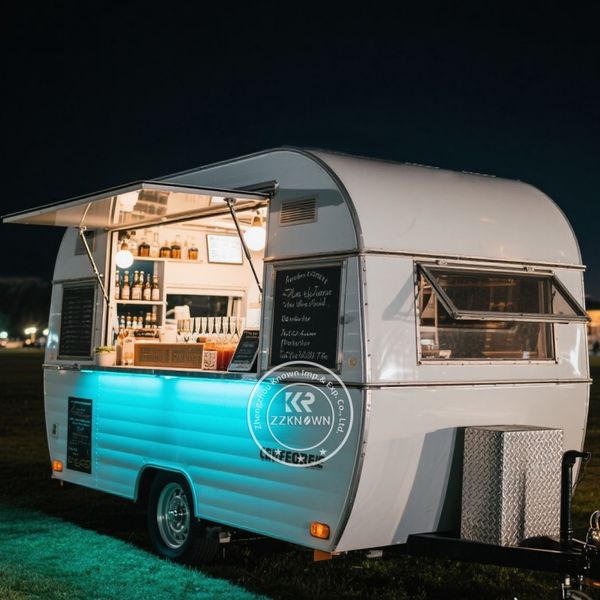 Commercial Mobile Food Catering Trailer Fully Equipped for Outdoor Street & Beverage Vending