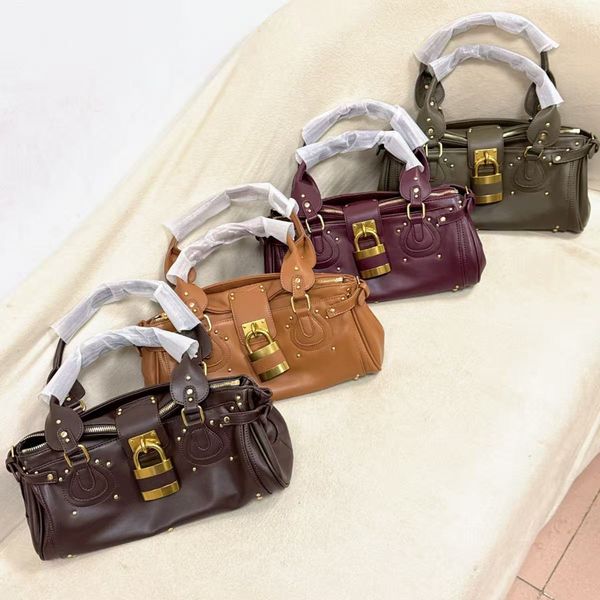 

Designer bag Luxury Fashionable Bag Women's Shoulder Bag Various Colors Quality Leather Material with Big Lock Genuine Leather 2 Sizes 36 cm and 21 cm, #~10 small size 21cm