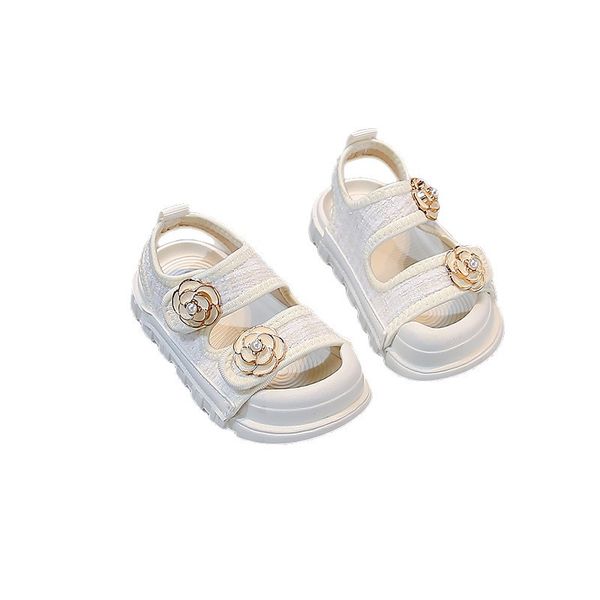 

2026 Trendy Kids Casual shoes Summer Sandals Girls Lightweight Non Slip Slides Comfortable Walking Footwear daily wear sandals Free shipping, White