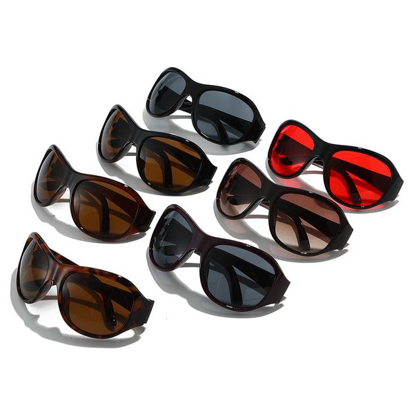 High Quality Cool stylish sports sun protection European and American minimalist internet celebrity personalized trendy women's sunglasses