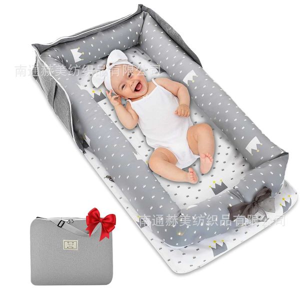 Hemei Portable Baby Crib Mommys Nest Single-Shoulder Bag Bed Travel CribL260504