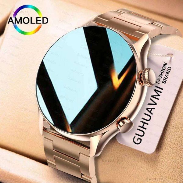 2026 New Smartwatch Women AMOLED HD Screen Always On Display BT Call IP68 Waterproof GPS Smart Men Watch For Android ios 26L0506