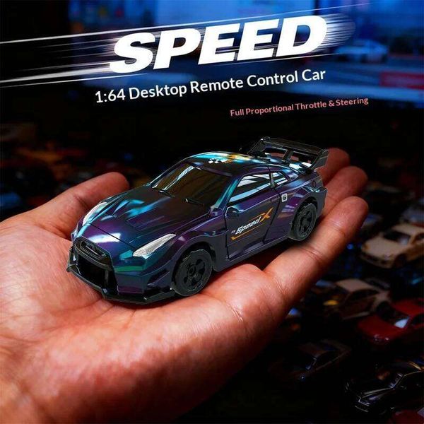 SpeedX 1:64 Mini Desktop Remote Drift Car Full Proportional Throttle Steering Control Educational Racing Toy For Kids 26Y0506