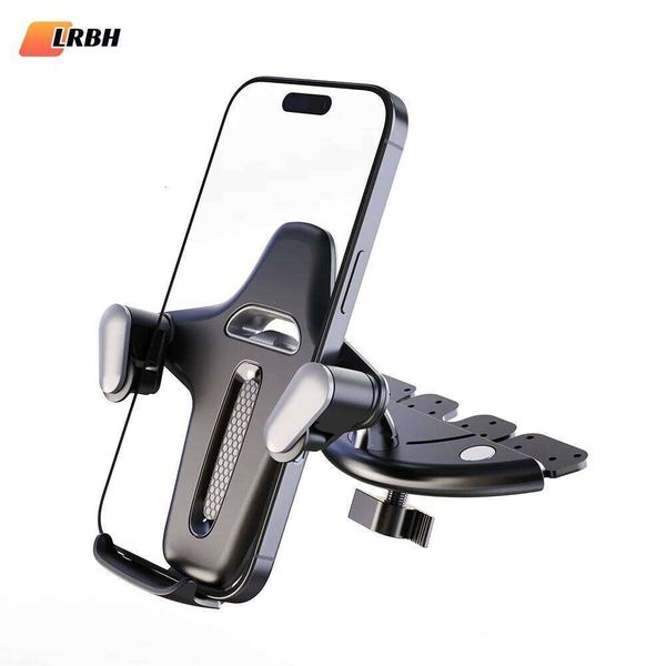 Sturdy CD Slot Phone Mount One Hand Operation Design, Compatible with All Smartphone Mobile