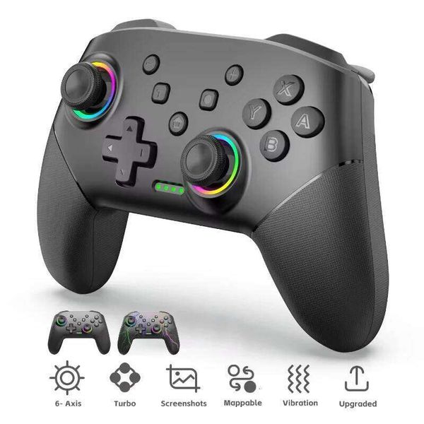 DATA FROG Wireless Pro Controller for Switch OLED/Lite/Switch 2 - 1000mAh, Turbo, Dual Vibration S260506