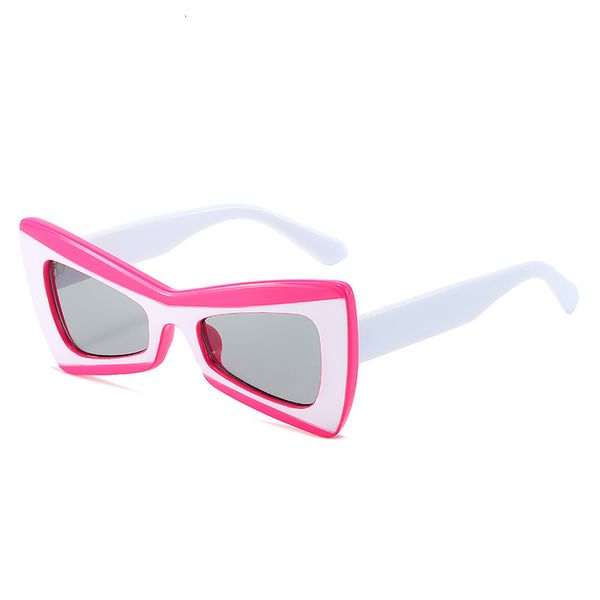 High Quality Bat-style hip-hop funny women, trendy butterfly sunglasses stylish looks, popular on social media, suitable for nightclubs and disco parties