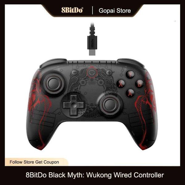 8BitDo Ultimate 2C Black Myth:Wukong Wired Gaming Controller with Hall Effect Triggers&Joysticks for PC,Windows 10,11,,Android S260506