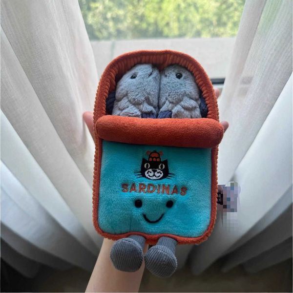Movies & TV Plush toy New sardine can decoration cute cartoon doll for gifts