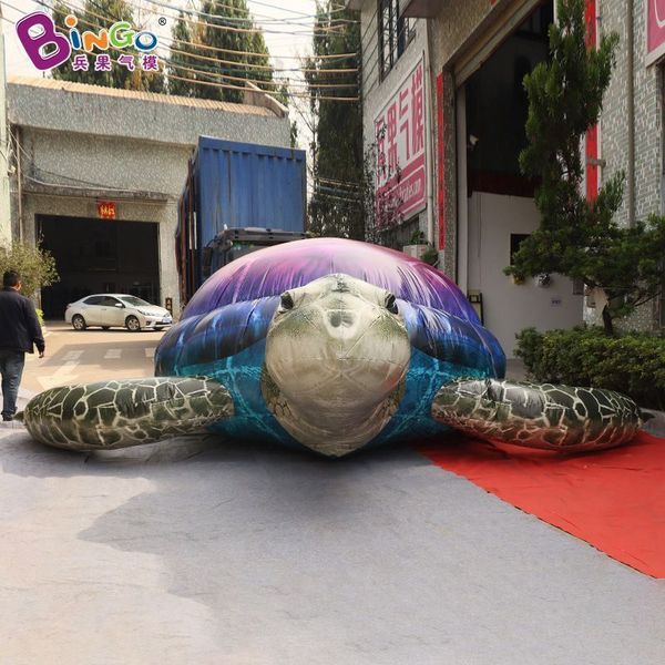 Ocean themed decoration sea turtle inflatable simulation shark jellyfish lobster model