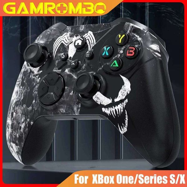 GAMROMBO Game Controller for XBox One S/X/Series S/X/PC/Steam Wireless Gamepad Vibration Gaming Joystick 6-Axis Gyro Turbo Funcs S260506