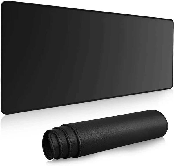 Ergonomic Mouse Pads & Wrist Rest Cushions Black Pad Large Mousepad Stitched Rubber Keyboard Desk Mat Offices Gaming Accessories Computer Xxl Mouse oversized