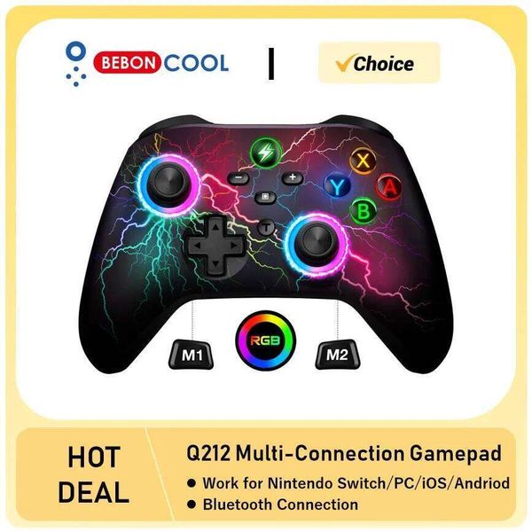 BEBONCOOL PRO Q212 Wireless Controller Nintendo Switch/Switch OLED/Switch Lite/Android/ios Wired Pro Gamepad For PC/Steam S260506