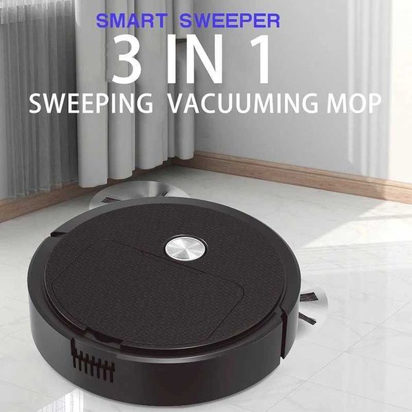3 In 1 Smart Sweeping Robot Home Mini Sweeper Sweeping and Vacuuming Wireless Vacuum Cleaner Sweeping Robots For Home Use S2605092RNW