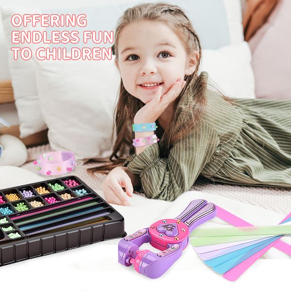 2026 New Creative DIY Bead Bracelet Making Kit Girls Handmade Jewelry Craft Toy With Beads Tools Educational And Fun Gift For Kids Aged 3+ Toys