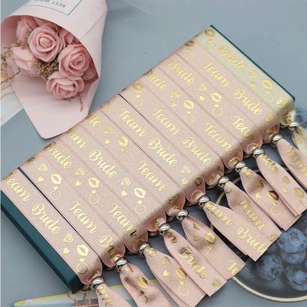 11Pcs Team Bride Bachelorette Party Bracelet To Be Decoration Accessories Hen Wedding Bridal Shower Supplies 260512