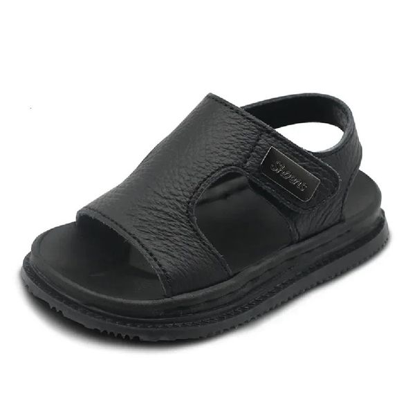 Summer Beach Sandals For Boys Korean Style Fashion Children Footwear PU Leather Anti-slippery Soft-soled Kids Shoes 260512 Z260623