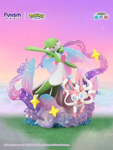Playful Pokemon Figurine Gardevoir Ornament Fairy Eevee 520 Gift for Boyfriend Toy Doll