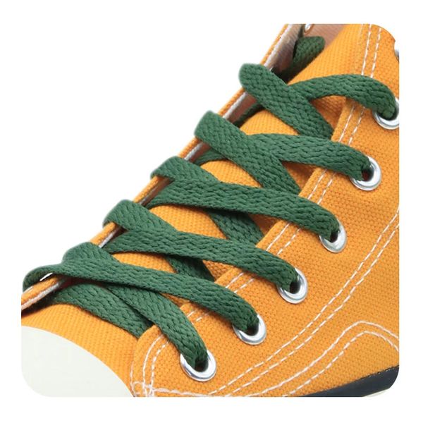 Weiou High Quality 8mm Polyester Fashion Sports Casual Shoe Lace Solid Single Layer Flat Sneakers Shoelace Amazing 47 Colors 260515BJ