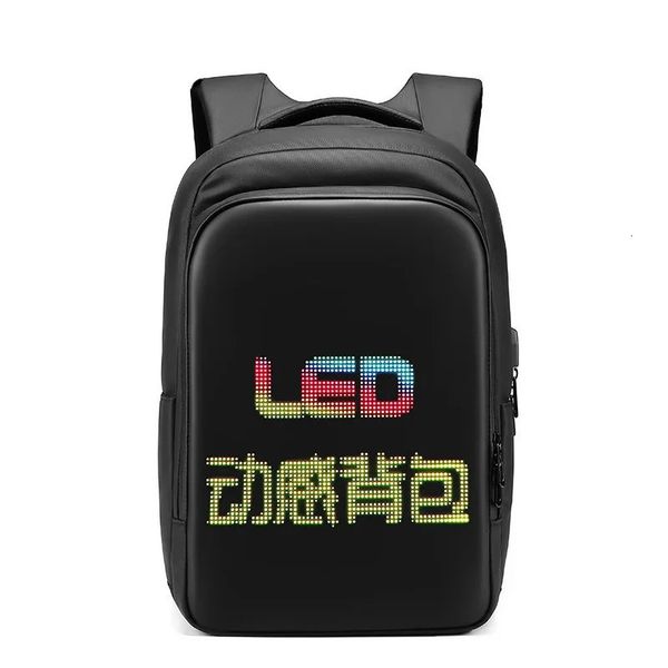 LED Display backpack Business travel 156 Inch Laptop Men DIY Smart school woman multimedia 260515
