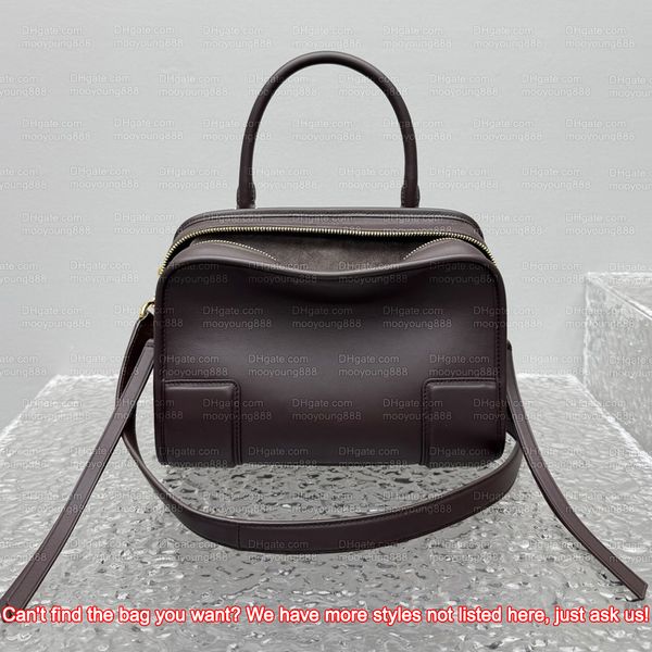 12A Upgrade Mirror Quality Designer Small Bag 24cm Amazona 180 Handbags for Women Genuine Leather Shoulder Bag Brown Crossbody Purse with Box 89352