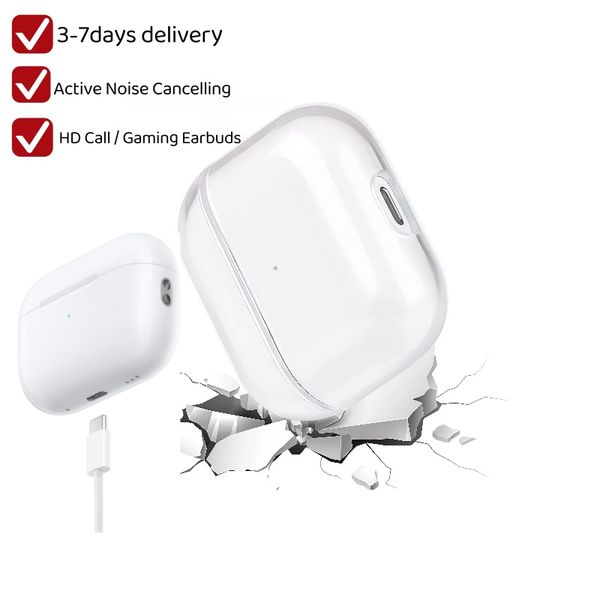 Pro 3 HD Call Microphone Active Noise Cancellation Wireless Bluetooth In-Ear Headphones Sports Waterproof Touch Control Gaming Earbuds for Mobile Phones