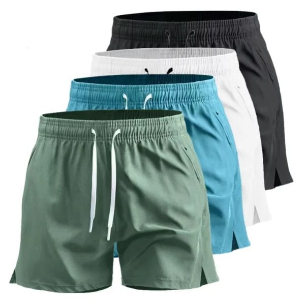 Summer Mens Sport Workout Shorts Quick Dry Athletic Shorts Lightweight Running Shorts with Pockets Gym Beach Pants 260514